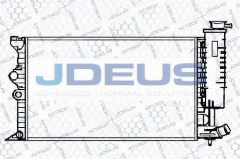 Jdeus 021M44 - Радиатор, охлаждение двигателя autosila-amz.com