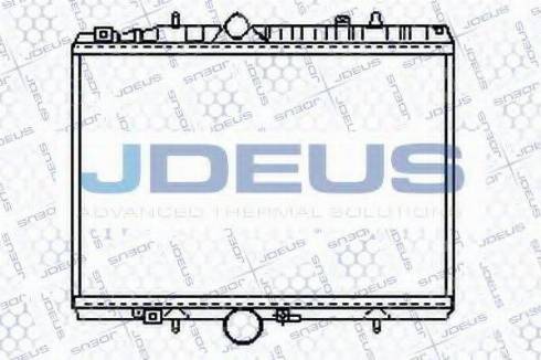Jdeus 021M38 - Радиатор, охлаждение двигателя autosila-amz.com