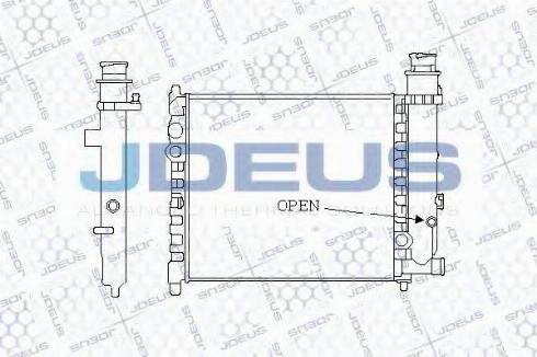 Jdeus 021V01 - Радиатор, охлаждение двигателя autosila-amz.com