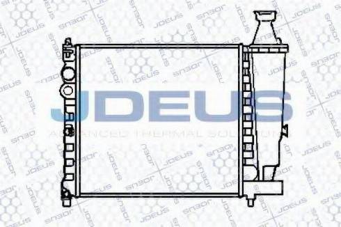 Jdeus 021V07 - Радиатор, охлаждение двигателя autosila-amz.com