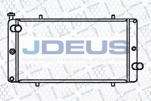 Jdeus 021V13 - Радиатор, охлаждение двигателя autosila-amz.com
