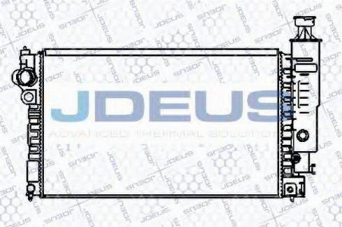 Jdeus 021V33 - Радиатор, охлаждение двигателя autosila-amz.com
