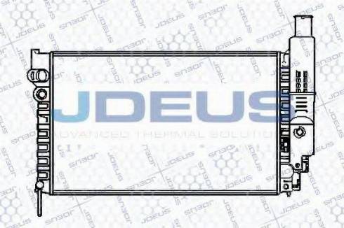 Jdeus 021V25 - Радиатор, охлаждение двигателя autosila-amz.com