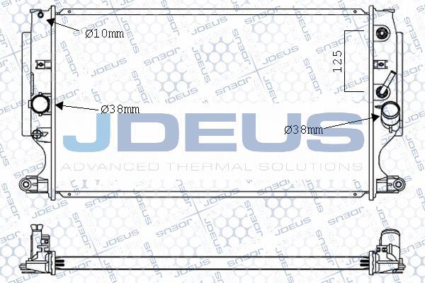 Jdeus 028M92 - Радиатор, охлаждение двигателя autosila-amz.com