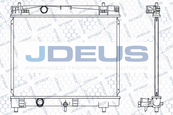 Jdeus 028M68 - Радиатор, охлаждение двигателя autosila-amz.com