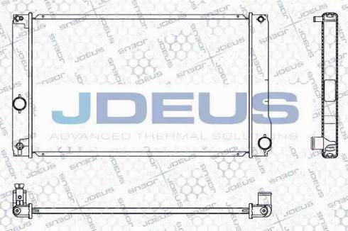 Jdeus 028M82 - Радиатор, охлаждение двигателя autosila-amz.com