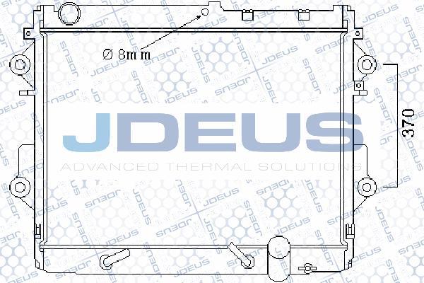 Jdeus 028M77 - Радиатор, охлаждение двигателя autosila-amz.com