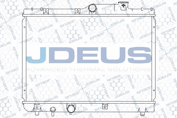 Jdeus 028N47 - Радиатор, охлаждение двигателя autosila-amz.com