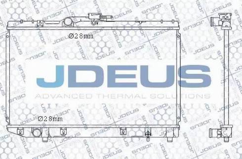 Jdeus 028N18 - Радиатор, охлаждение двигателя autosila-amz.com