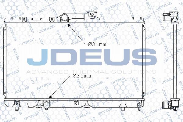 Jdeus 028N21 - Радиатор, охлаждение двигателя autosila-amz.com