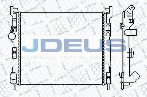 Jdeus 023M41 - Радиатор, охлаждение двигателя autosila-amz.com
