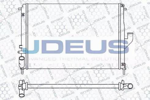 Jdeus 023M56 - Радиатор, охлаждение двигателя autosila-amz.com