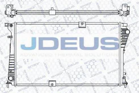 Jdeus 023M39 - Радиатор, охлаждение двигателя autosila-amz.com