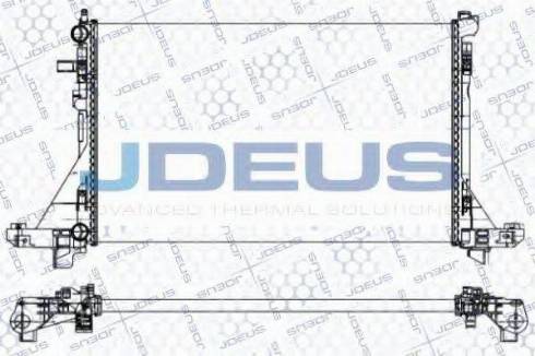Jdeus 023M30 - Радиатор, охлаждение двигателя autosila-amz.com