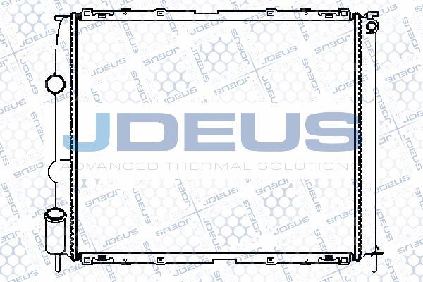 Jdeus 023M77 - Радиатор, охлаждение двигателя autosila-amz.com