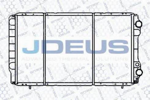 Jdeus 023N37 - Радиатор, охлаждение двигателя autosila-amz.com