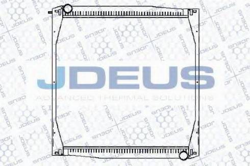 Jdeus 141M04A - Радиатор, охлаждение двигателя autosila-amz.com