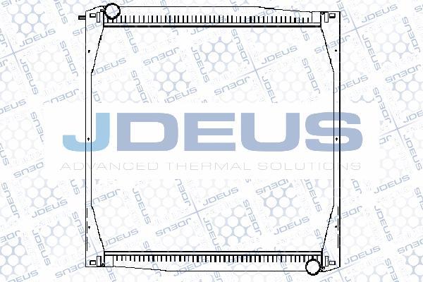 Jdeus 141M04 - Радиатор, охлаждение двигателя autosila-amz.com