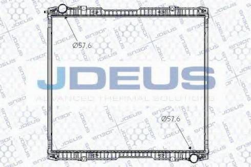 Jdeus 141M02 - Радиатор, охлаждение двигателя autosila-amz.com