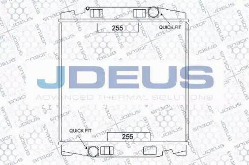 Jdeus 114M14 - Радиатор, охлаждение двигателя autosila-amz.com