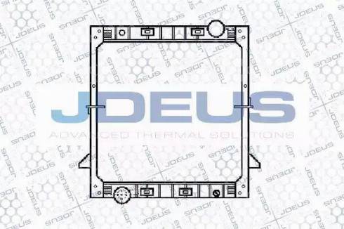 Jdeus 114M10 - Радиатор, охлаждение двигателя autosila-amz.com