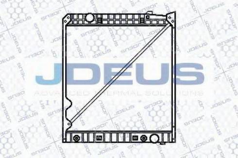 Jdeus 117M06B - Радиатор, охлаждение двигателя autosila-amz.com