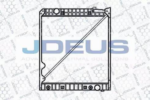 Jdeus 117M06 - Радиатор, охлаждение двигателя autosila-amz.com