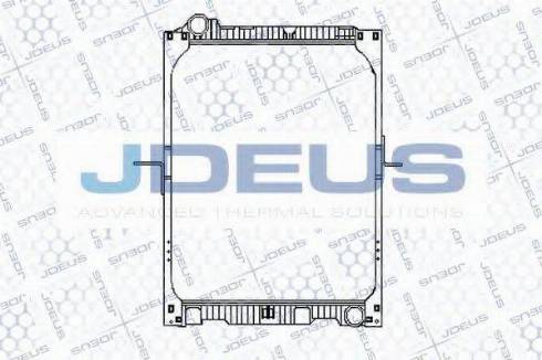 Jdeus 117M01 - Радиатор, охлаждение двигателя autosila-amz.com