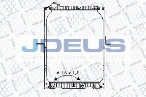 Jdeus 117M03 - Радиатор, охлаждение двигателя autosila-amz.com