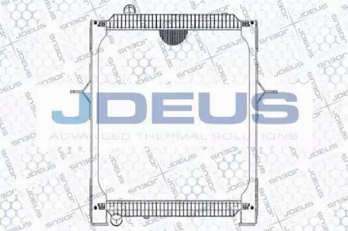 Jdeus 131M09 - Радиатор, охлаждение двигателя autosila-amz.com