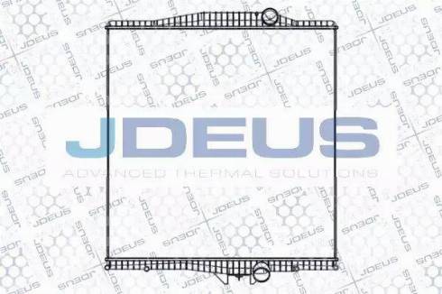 Jdeus 131M11Z - Радиатор, охлаждение двигателя autosila-amz.com