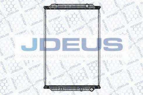 Jdeus 123M17B - Радиатор, охлаждение двигателя autosila-amz.com