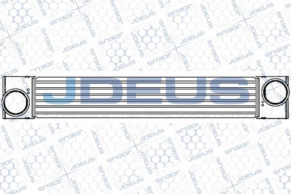 Jdeus 805M23A - Интеркулер, теплообменник турбины autosila-amz.com
