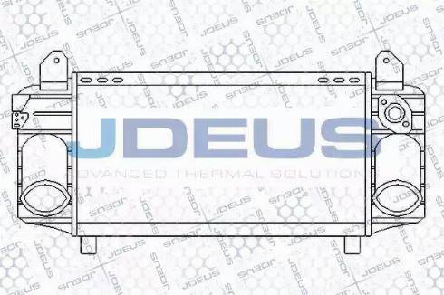 Jdeus 801M18A - Интеркулер, теплообменник турбины autosila-amz.com