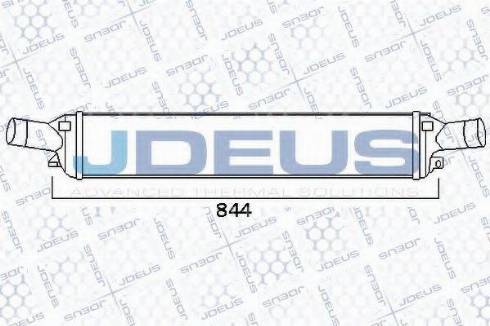 Jdeus 801M25 - Интеркулер, теплообменник турбины autosila-amz.com