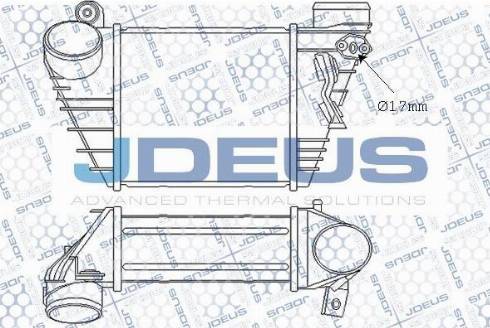 Jdeus 801V04 - Интеркулер, теплообменник турбины autosila-amz.com
