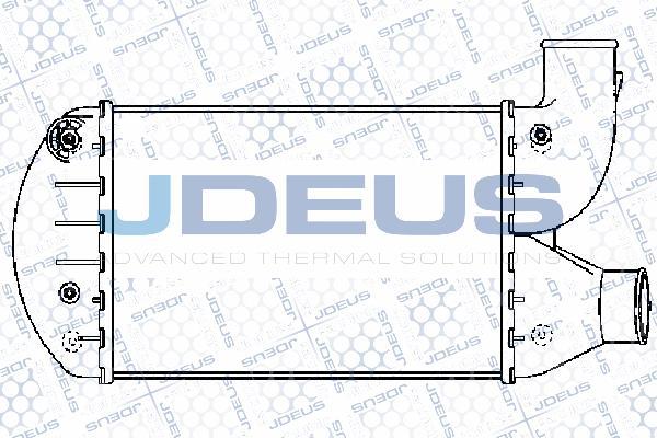 Jdeus 811M62A - Интеркулер, теплообменник турбины autosila-amz.com