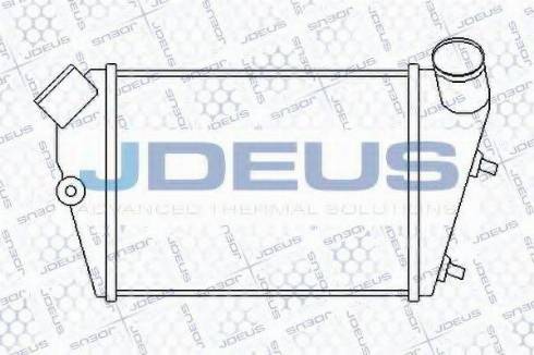 Jdeus 836M10 - Интеркулер, теплообменник турбины autosila-amz.com