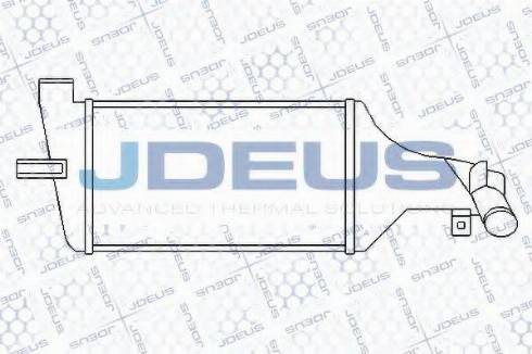 Jdeus 820M48 - Интеркулер, теплообменник турбины autosila-amz.com