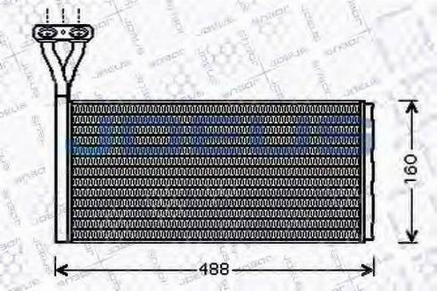 Jdeus 241M04 - Теплообменник, отопление салона autosila-amz.com