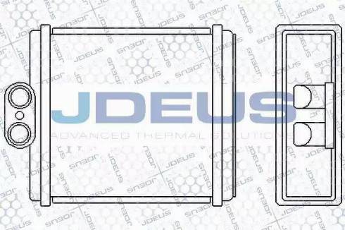 Jdeus 242M01A - Теплообменник, отопление салона autosila-amz.com