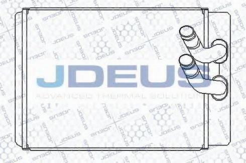 Jdeus 254M04 - Теплообменник, отопление салона autosila-amz.com