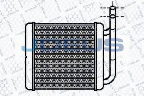 Jdeus 254M14 - Теплообменник, отопление салона autosila-amz.com