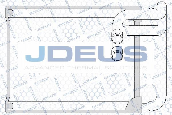 Jdeus 254M39 - Теплообменник, отопление салона autosila-amz.com