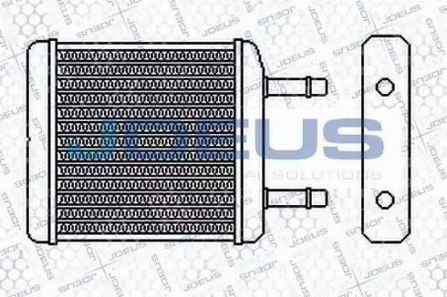 Jdeus 256M01 - Теплообменник, отопление салона autosila-amz.com