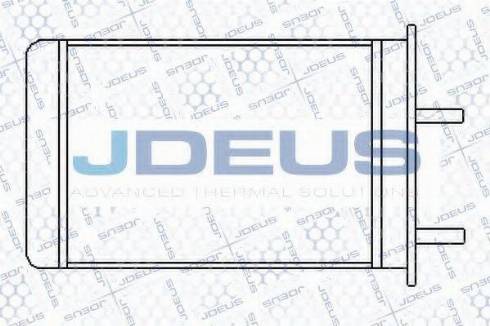 Jdeus 203M01 - Теплообменник, отопление салона autosila-amz.com