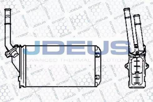 Jdeus 207V03 - Теплообменник, отопление салона autosila-amz.com