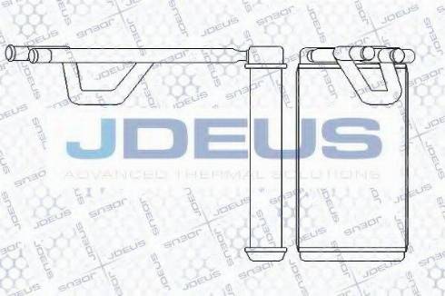 Jdeus 219M61 - Теплообменник, отопление салона autosila-amz.com