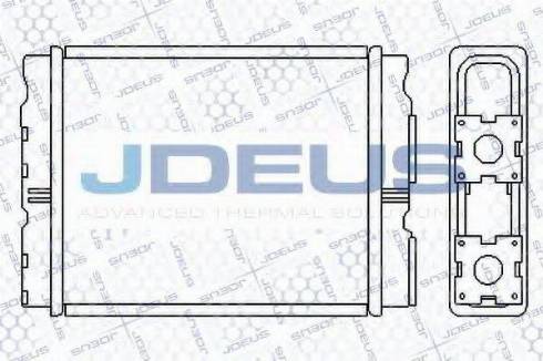 Jdeus 219M22 - Теплообменник, отопление салона autosila-amz.com