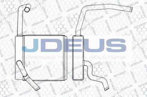 Jdeus 212M19 - Теплообменник, отопление салона autosila-amz.com